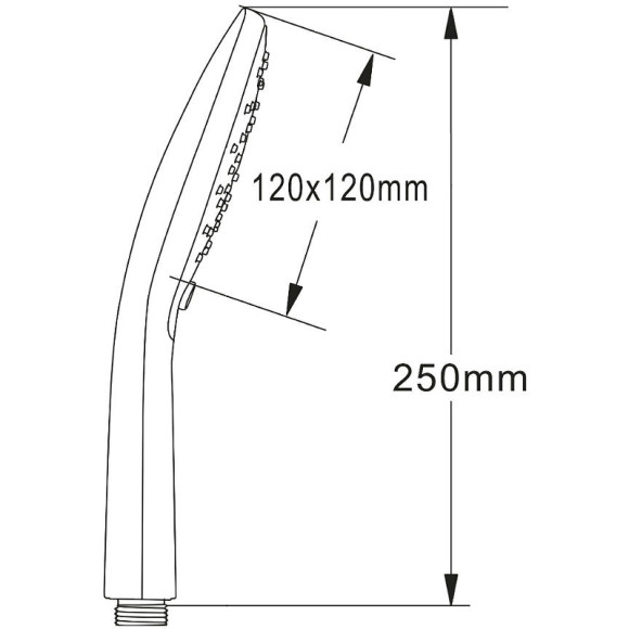Ручной душ Agger Marine AHS05 Хром