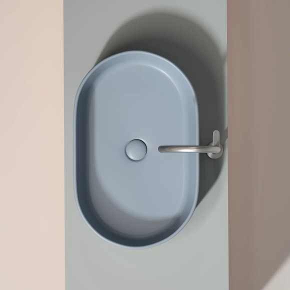 Раковина-чаша Ceramicanova Element 61 CN6048MHL Серо-голубая матовая Раковина-чаша Ceramicanova Element 61 CN6048MHL Серо-голубая матовая