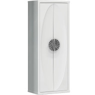 Шкаф пенал Opadiris Ибица 45 00-00007284 подвесной Белый глянцевый Хром