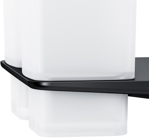 Стакан для зубных щеток AM.PM Inspire V2.0 A50A343422 двойной Черный матовый Стакан для зубных щеток AM.PM Inspire V2.0 A50A343422 двойной Черный матовый