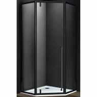 Душевой уголок Vincea Penta 90x90 VSP-3P900CLB профиль Черный стекло прозрачное