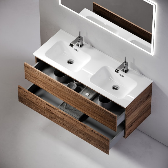 Тумба под раковину Sancos Urban 120 UR120-2ECH подвесная Дуб чарльстон