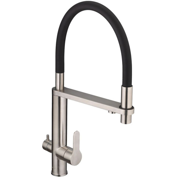 Смеситель для кухни Swedbe Selene Plus 8440 Нержавеющая сталь Черный Смеситель для кухни Swedbe Selene Plus 8440 Нержавеющая сталь Черный