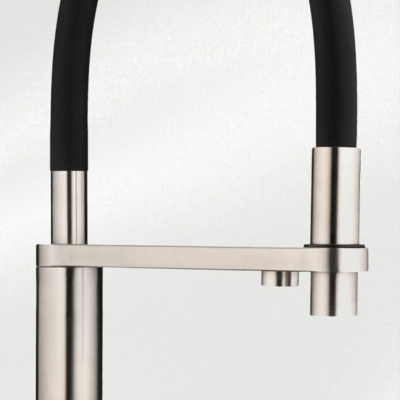 Смеситель для кухни Swedbe Selene Plus 8440 Нержавеющая сталь Черный Смеситель для кухни Swedbe Selene Plus 8440 Нержавеющая сталь Черный