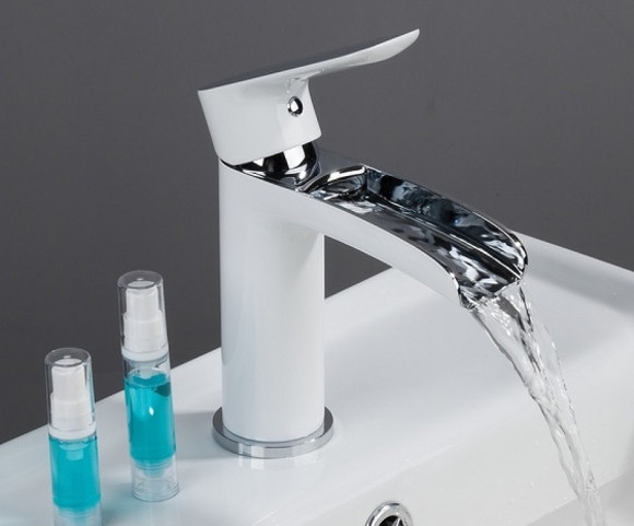 Смеситель для раковины Gappo G48 G1048-8 Белый Хром Смеситель для раковины Gappo G48 G1048-8 Белый Хром