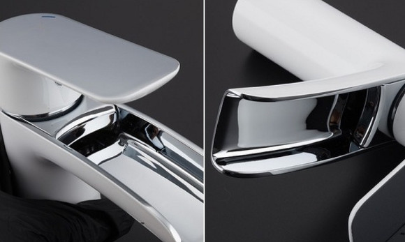 Смеситель для раковины Gappo G48 G1048-8 Белый Хром Смеситель для раковины Gappo G48 G1048-8 Белый Хром