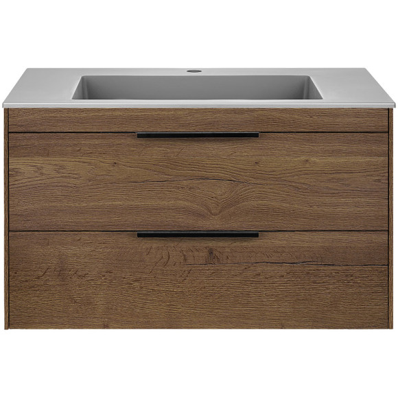 Тумба под раковину Vincea Chiara 2D 80 VMC-2C2800TO подвесная T.Oak Тумба под раковину Vincea Chiara 2D 80 VMC-2C2800TO подвесная T.Oak