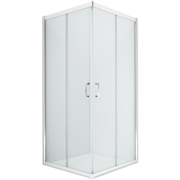Душевой уголок New Trendy New Varia Chrome 90х90 K-0473 профиль Хром стекло прозрачное
