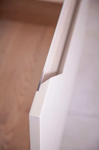 Тумба под раковину Бриклаер Брайтон 80 4627125415838 подвесная Глиняный Серый