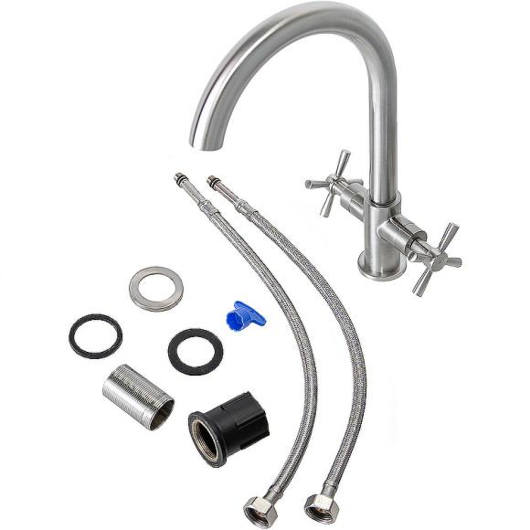 Смеситель для кухни Orange Mia M34-821Ni Никель Смеситель для кухни Orange Mia M34-821Ni Никель