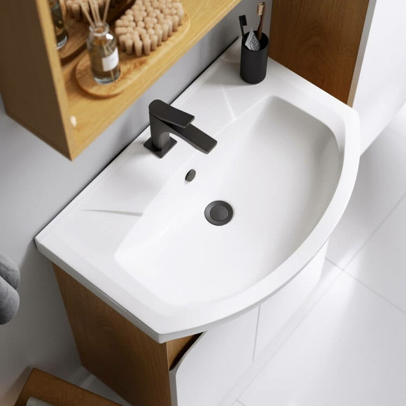 Тумба под раковину Aqwella Basic 65 BAS0106DZ Дуб золотой Тумба под раковину Aqwella Basic 65 BAS0106DZ Дуб золотой