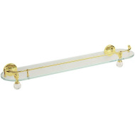 Стеклянная полка Migliore Amerida 16601 Золото с кристаллами Swarovski