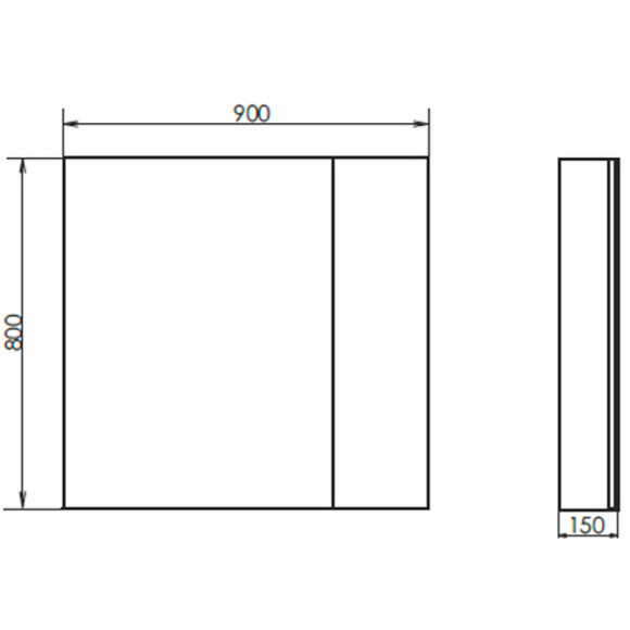Зеркало со шкафом Comforty Порто 90 00-00009232 Дуб темно-коричневый Зеркало со шкафом Comforty Порто 90 00-00009232 Дуб темно-коричневый