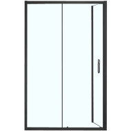 Душевой уголок Azario Milton 120х80 AZ-ND1131-L 1200 BLACK профиль Черный стекло прозрачное