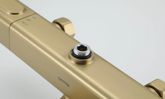 Душевая система Gappo G91 G2491-3 с термостатом Золото