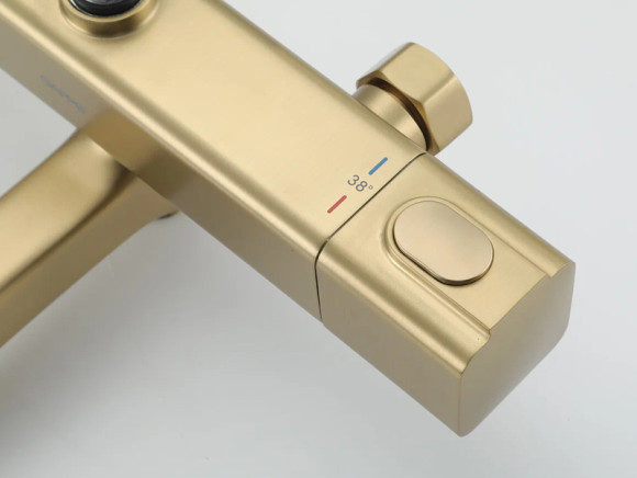 Душевая система Gappo G91 G2491-3 с термостатом Золото