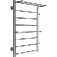 Водяной полотенцесушитель Terminus Анкона П8 500х800 бп500 4670078529961 с полкой Хром, боковое подключение, G 1" НР