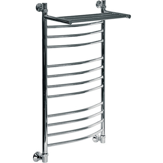 Водяной полотенцесушитель Ника Arc ЛД/ВП (г2) 100x40 с полкой Хром Водяной полотенцесушитель Ника Arc ЛД/ВП (г2) 100x40 с полкой Хром