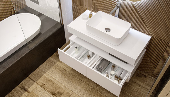 Тумба Velvex Unique Unit 50 tp.UNI.50.1Y подвесная Белая глянцевая Тумба Velvex Unique Unit 50 tp.UNI.50.1Y подвесная Белая глянцевая