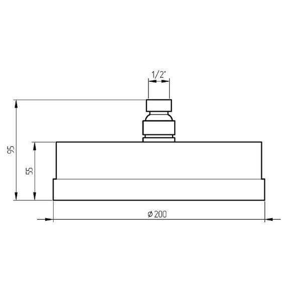 Верхний душ Migliore Torino 31703 Золото
