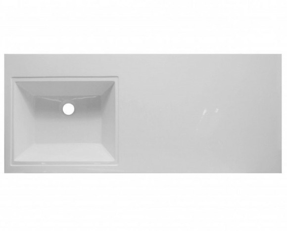 Раковина Эстет Даллас 110 L ФР-00001741 с местом под стиральную машину Белая