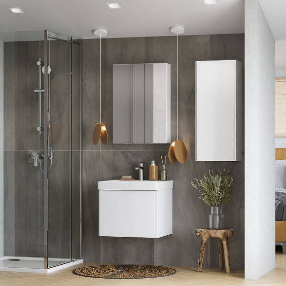 Подвесной шкаф Aquaton Асти 35 1A262903AX2B0 Белый Подвесной шкаф Aquaton Асти 35 1A262903AX2B0 Белый