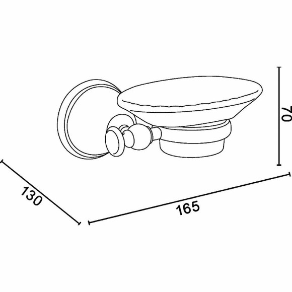 Мыльница TW Harmony TWHA106cr Хром Мыльница TW Harmony TWHA106cr Хром