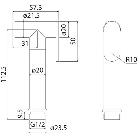 Гигиенический душ Iddis 020GB0Gi20 Графит