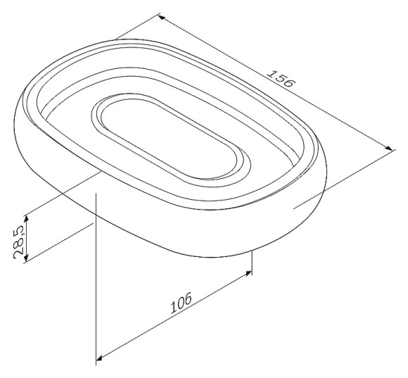 Мыльница AM.PM Sensation A3031200 Хром Мыльница AM.PM Sensation A3031200 Хром