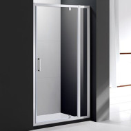 Душевая дверь Cezares Molveno BA-11 100 MOLVENO-BA-11-80+20-C-Cr-IV профиль Хром стекло прозрачное