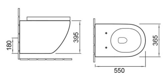 Унитаз Vincea Globo VT1-14MB подвесной Черный матовый с сиденьем Микролифт Унитаз Vincea Globo VT1-14MB подвесной Черный матовый с сиденьем Микролифт