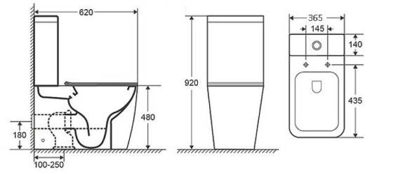 Унитаз компакт Grossman Style GR-4472S с бачком и сиденьем Микролифт