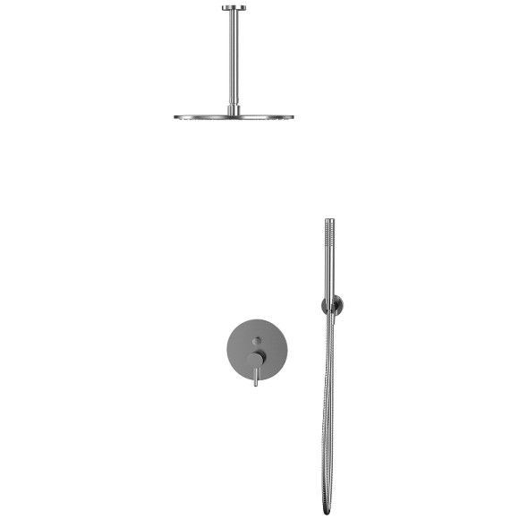 Душевая система Whitecross Y brushed nickel YSET12NIB Брашированный никель Душевая система Whitecross Y brushed nickel YSET12NIB Брашированный никель