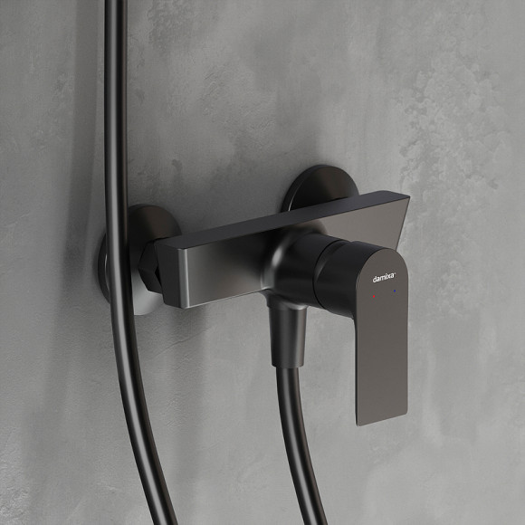Смеситель для душа Damixa Apollo 472000300 Черный матовый