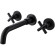 Смеситель для раковины Abber Wasser Kreis AF81121B Черный матовый Смеситель для раковины Abber Wasser Kreis AF81121B Черный матовый