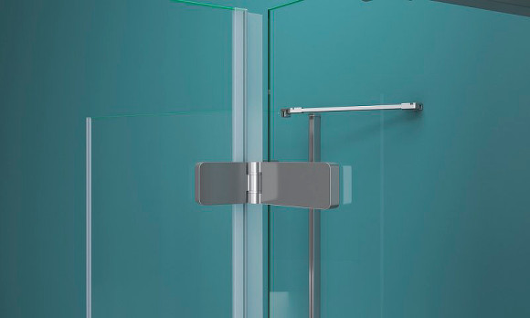 Душевой уголок BelBagno Kraft 120х100 KRAFT-AH-22-120/100-C-Cr-L профиль Хром стекло прозрачное