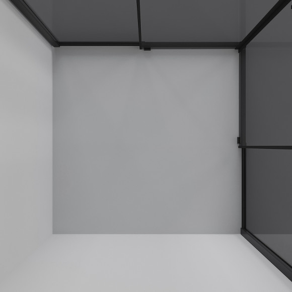 Душевой уголок Niagara Nova 90х90 NG-2823-34BLACK профиль Черный матовый стекло тонированное Душевой уголок Niagara Nova 90х90 NG-2823-34BLACK профиль Черный матовый стекло тонированное