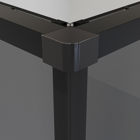 Душевой уголок Niagara Nova 90х90 NG-2823-34BLACK профиль Черный матовый стекло тонированное Душевой уголок Niagara Nova 90х90 NG-2823-34BLACK профиль Черный матовый стекло тонированное