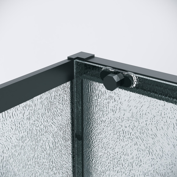 Душевой уголок Grossman Style 120х90 120.K33.05.1290.21.02 профиль Черный матовый стекло шиншилла Душевой уголок Grossman Style 120х90 120.K33.05.1290.21.02 профиль Черный матовый стекло шиншилла