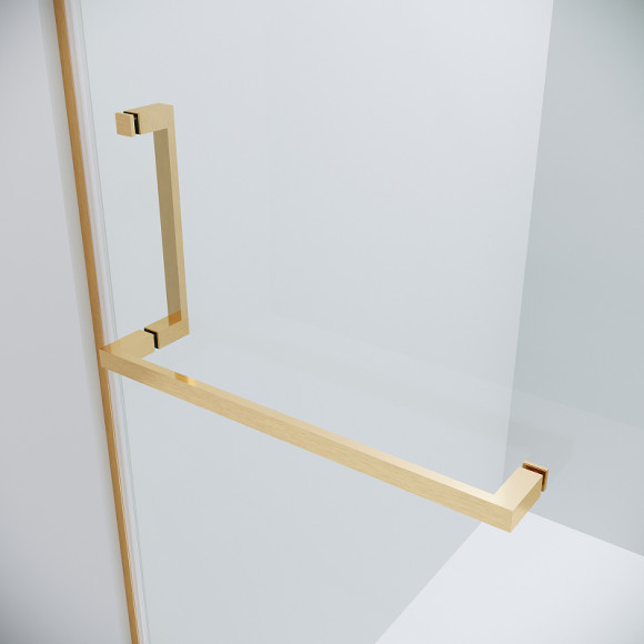 Душевая дверь Grossman Pragma 100 100.K33.03.100.32.00 профиль Золото сатин стекло прозрачное Душевая дверь Grossman Pragma 100 100.K33.03.100.32.00 профиль Золото сатин стекло прозрачное