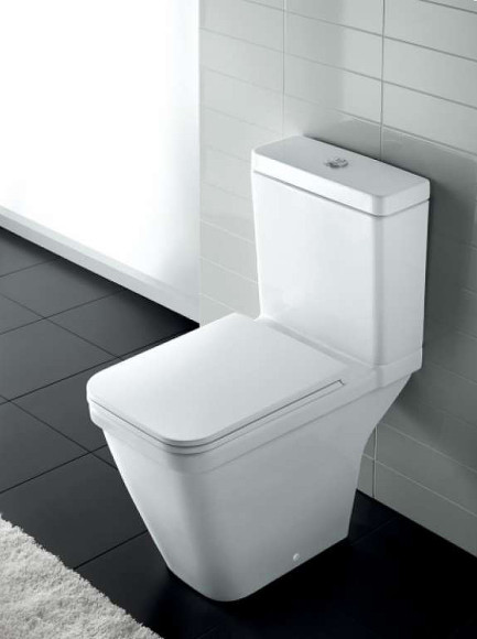 Унитаз компакт Hatria Erika Pro Q Y1BV01 без бачка и сиденья Унитаз компакт Hatria Erika Pro Q Y1BV01 без бачка и сиденья