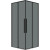Душевой уголок Grossman Galaxy 100х100 300.K33.01.1010.21.10 профиль Черный матовый стекло тонированное