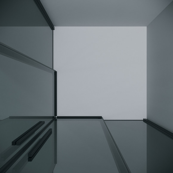 Душевой уголок Grossman Galaxy 100х100 300.K33.01.1010.21.10 профиль Черный матовый стекло тонированное