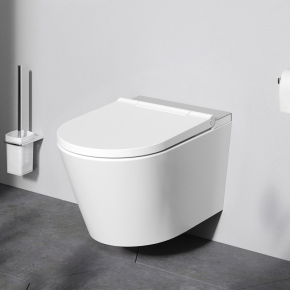 Унитаз биде AM.PM Inspire CleanCare CCC501700SC подвесной с сиденьем Микролифт Унитаз биде AM.PM Inspire CleanCare CCC501700SC подвесной с сиденьем Микролифт