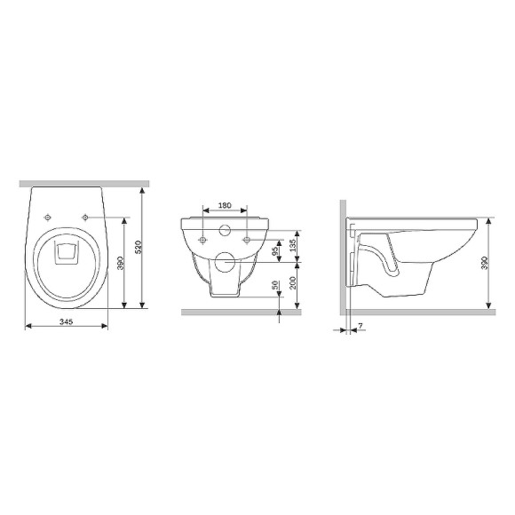 Комплект унитаза Damixa Jupiter DX77C1738SC с инсталляцией Grohe Rapid SL 38772001 с сиденьем Микролифт и клавишей смыва Хром