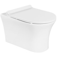 Унитаз BelBagno Ancona BB1224CHR-SM подвесной без сиденья Унитаз BelBagno Ancona BB1224CHR-SM подвесной без сиденья