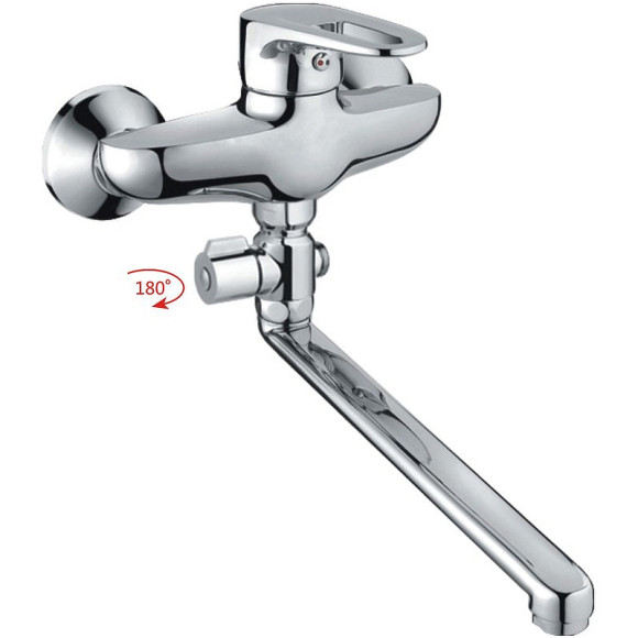 Смеситель для ванны Haiba HB2168 универсальный Хром Смеситель для ванны Haiba HB2168 универсальный Хром