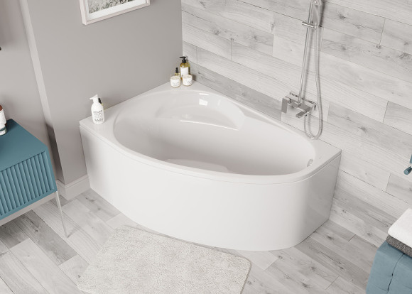 Акриловая ванна Vagnerplast Flora 150x100 L VPBA151FLA3LX-04 без гидромассажа