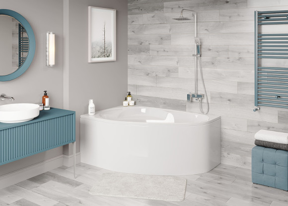 Акриловая ванна Vagnerplast Flora 150x100 L VPBA151FLA3LX-04 без гидромассажа