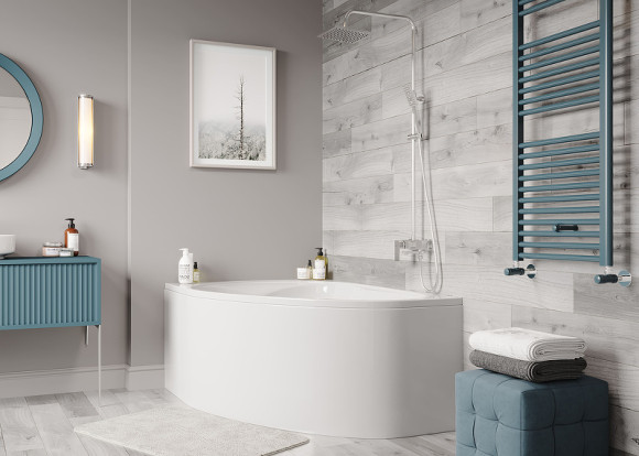 Акриловая ванна Vagnerplast Flora 150x100 L VPBA151FLA3LX-04 без гидромассажа